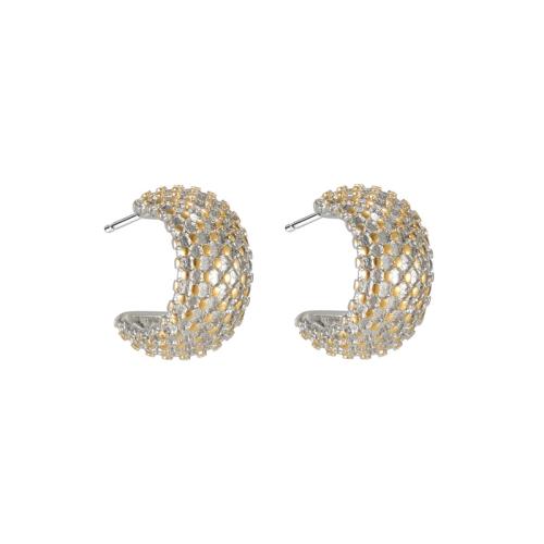 Stainless Steel Stud Earrings, 304 Stainless Steel, plated, fashion jewelry & for woman, Sold By Pair