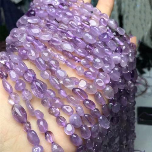 Quartz naturel bijoux perles, pepite, poli, DIY, 8mm, Vendu par Environ 35-40 cm brin