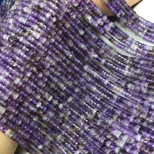 Natural Amethyst Beads, DIY, 2x4mm, Sold Per Approx 35-40 cm Strand