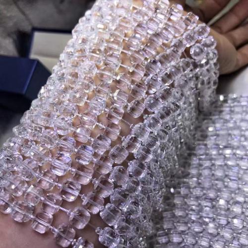 Perles de Quartz clair naturel, cadre, DIY & normes différentes pour le choix & facettes, Vendu par Environ 35-40 cm brin