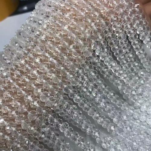 Perles de Quartz clair naturel, abaque, DIY & normes différentes pour le choix & facettes, Vendu par Environ 35-40 cm brin