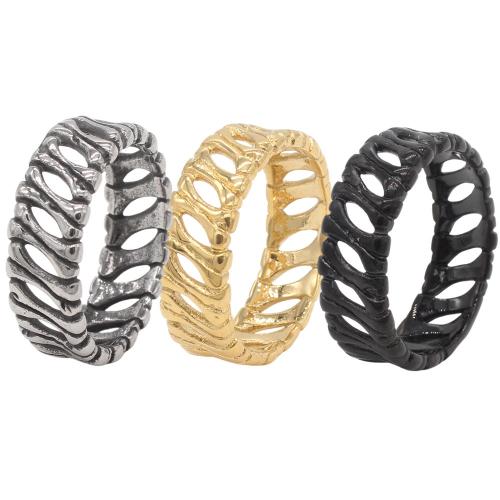 Stainless Steel Finger Ring, 304 Stainless Steel, Antique finish, different size for choice & for man & hollow, more colors for choice, Sold By PC