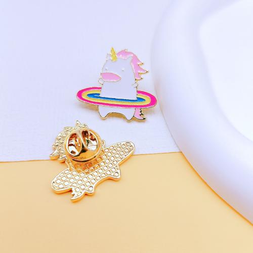 Цинкового сплава Эмаль Кулоны, цинковый сплав, единорог, Другое покрытие, DIY & эмаль, Много цветов для выбора, не содержит никель, свинец, 100ПК/сумка, продается сумка