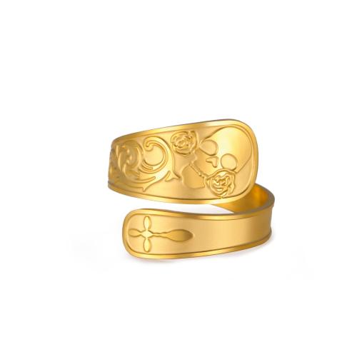 Stainless Steel Finger Ring, 304 Stainless Steel, plated, fashion jewelry & for woman, more colors for choice, Sold By PC