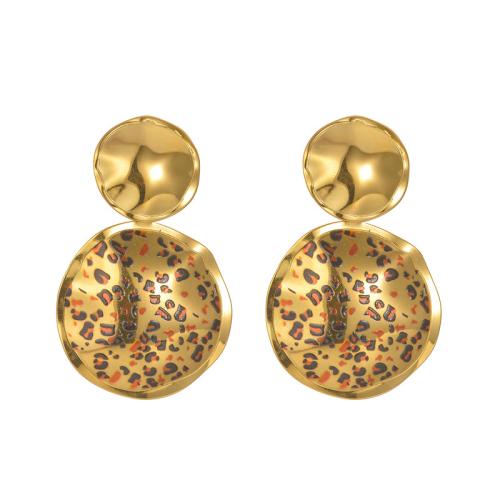 Stainless Steel Stud Earrings, 304 Stainless Steel, plated, fashion jewelry & different styles for choice & for woman, golden, Sold By Pair