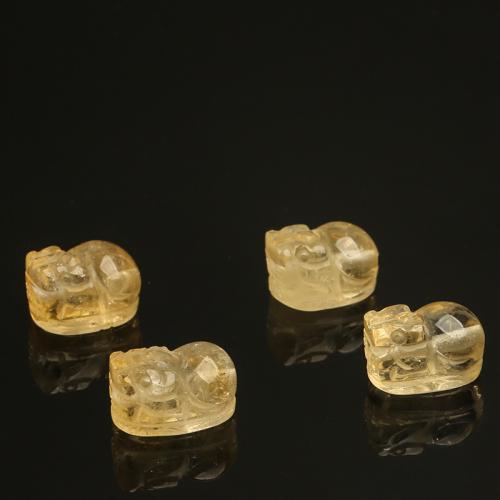 Granos citrinos naturales, abalorio de citrino, Bestia salvaje Fabulous, Bricolaje, 12x7mm, Vendido por UD