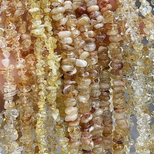 Granos citrinos naturales, abalorio de citrino, Irregular, pulido, Bricolaje, más colores para la opción, Vendido por Sarta