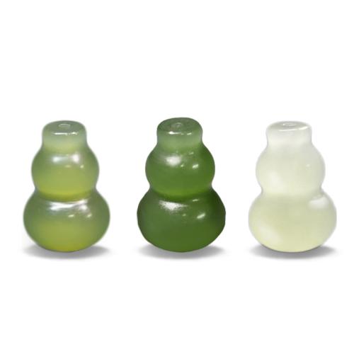 Perles en jade, Hetian Jade, calebasse, DIY, plus de couleurs à choisir, 8.80x11.60mm, Trou:Environ 1.5mm, Vendu par PC