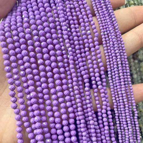 Abalorios de Gemas, Lepidolita Natural, Bricolaje, Púrpura, Vendido para 38 cm Sarta