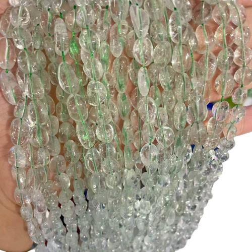 Natural Quartz Jewelry Beads, Green Quartz, DIY, mixed colors, Sold Per 38 cm Strand