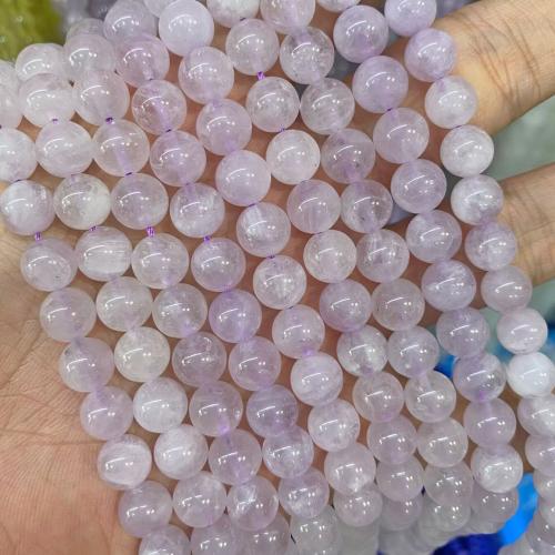 Gemstone Jewelry Beads, Natural Stone, DIY, light purple, Sold Per 38 cm Strand