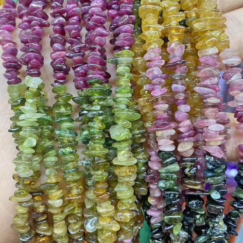 Gemstone Jewelry Beads, Tourmaline, DIY, mixed colors, 5x8mm, Sold Per 36 cm Strand