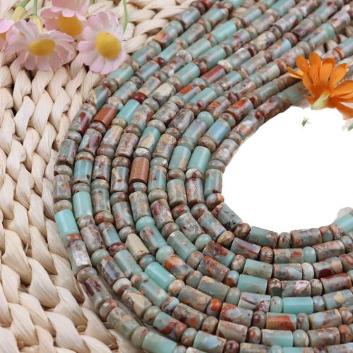 Gemstone Jewelry Beads, Aqua Terra Jasper, DIY, more colors for choice, 6x9mm, Sold Per 36 cm Strand