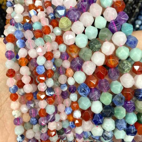 Piedras preciosas perlas mixtos, Multi - piedras preciosas, Bricolaje, color mixto, Vendido para 38 cm Sarta