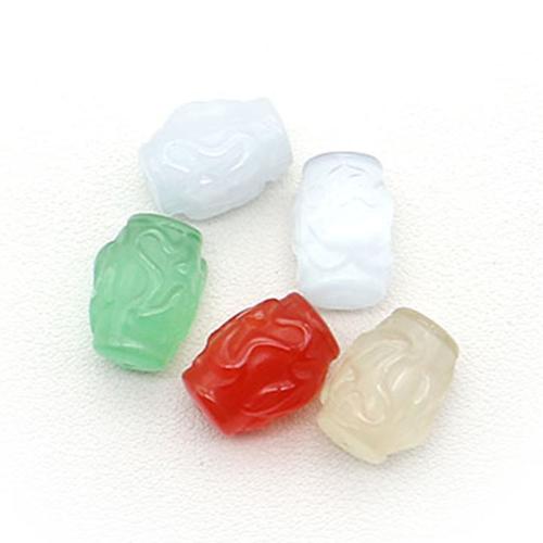 Perles de bijoux oeil de chat, DIY, Couleur aléatoire, 13x17mm, Vendu par PC