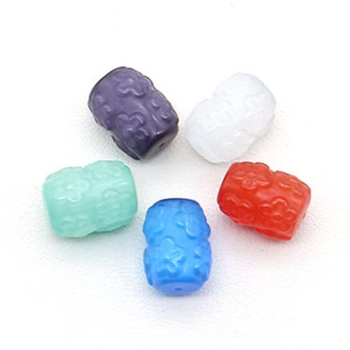 Perles de bijoux oeil de chat, DIY, Couleur aléatoire, 13x17mm, Vendu par PC