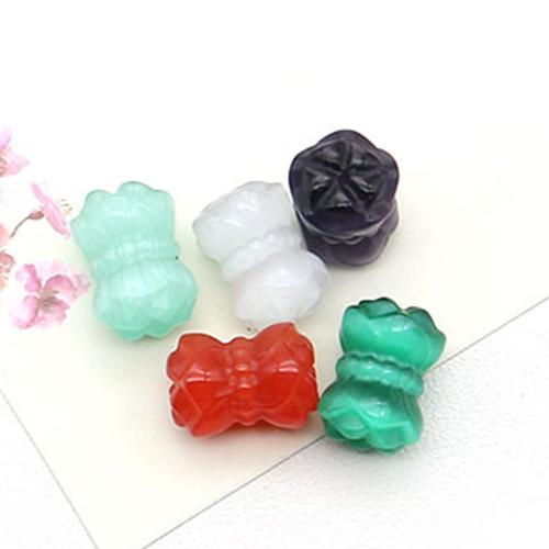 Perles de bijoux oeil de chat, DIY, Couleur aléatoire, 13x19mm, Vendu par PC