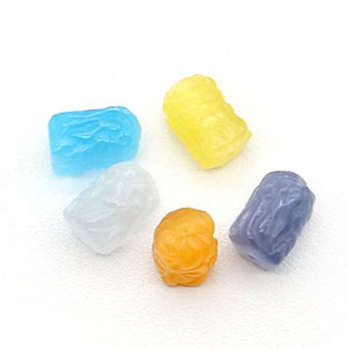 Perles de bijoux oeil de chat, DIY, Couleur aléatoire, 12x28mm, Vendu par PC