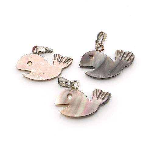 Подвески из ракушек, Морская раковина, с Восковой шнур & Железо, Кит, DIY, Много цветов для выбора, 15x21mm, продается PC