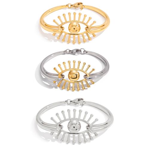 Stainless Steel Bangle, 304 Stainless Steel, plated, fashion jewelry & different styles for choice & for woman, Sold By PC