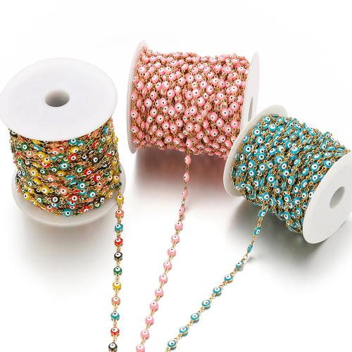 Stainless Steel Jewelry Chain, 304 Stainless Steel, gold color plated, DIY & enamel, more colors for choice, Sold By m