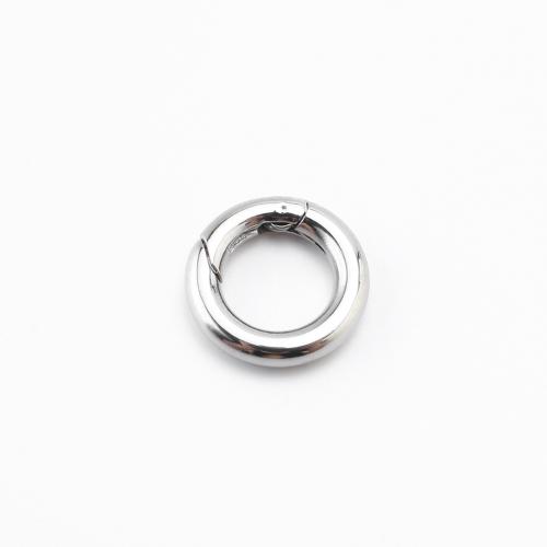 304 Stainless Steel Snap Clasp, DIY, original color, 10x10x2mm, Sold By PC