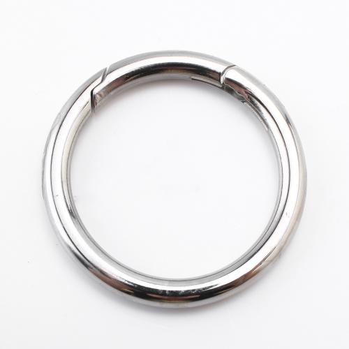 304 Stainless Steel Snap Clasp, DIY, original color, 35x35x4mm, Sold By PC