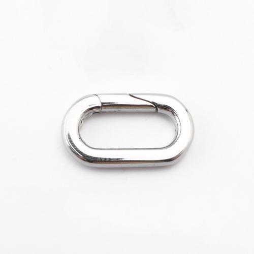 304 Stainless Steel Snap Clasp, DIY, original color, 15x9x2mm, Sold By PC