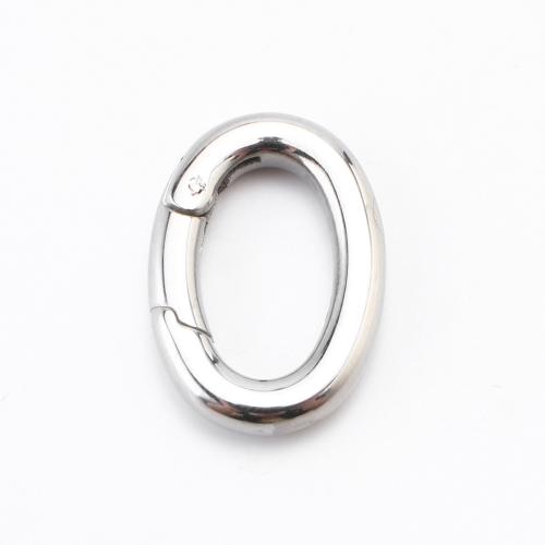 304 Stainless Steel Snap Clasp, DIY, original color, 18x13x2.50mm, Sold By PC
