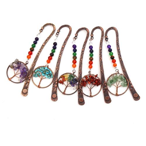 Signet en alliage de zinc, pierre gemme, avec fil en laiton & alliage de zinc, fait à la main, différents matériaux pour le choix & creux, Vendu par PC