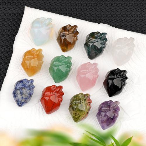 Gemstone Decoration, Heart, polished, Halloween Design & different materials for choice, Sold By PC