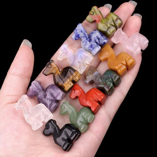 Gemstone Decoration, Deer, polished, different materials for choice, Sold By PC