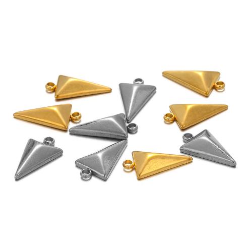 Stainless Steel Pendants, 304 Stainless Steel, gold color plated, DIY, more colors for choice, 5PCs/Bag, Sold By Bag