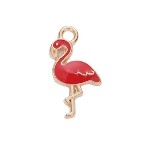 Tibetan Style Enamel Pendants, Bird, plated, DIY, more colors for choice, 100PCs/Bag, Sold By Bag