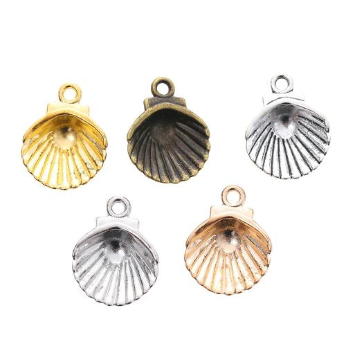 Tibetan Style Animal Pendants, Shell, plated, DIY, more colors for choice, 200PCs/Bag, Sold By Bag