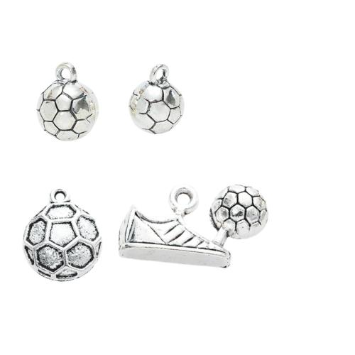 Tibetan Style Pendants, silver color plated, DIY, 200PCs/Bag, Sold By Bag