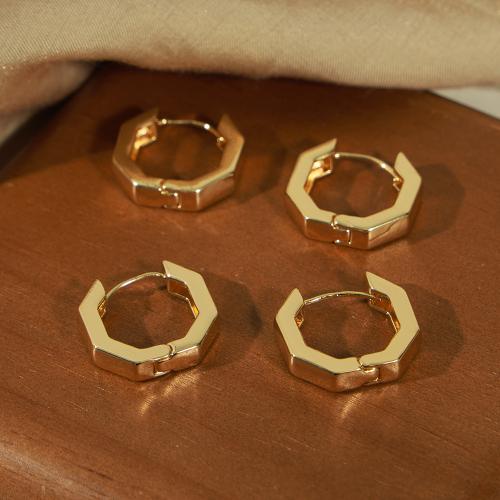 Stainless Steel Huggie Hoop Earring, Brass, plated, fashion jewelry, gold, nickel, lead & cadmium free, Sold By Pair