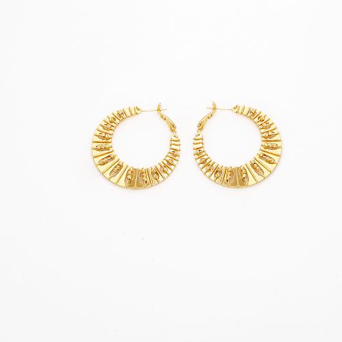 Brass Leverback Earring, real gold plated, fashion jewelry & for woman & hollow, Sold By Pair