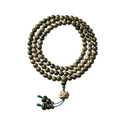 Green Sandalwood Bracelet, Round, Unisex & different styles for choice, Sold By PC