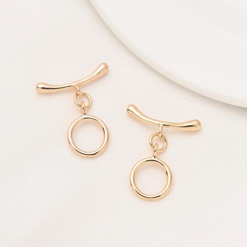 Tibetan Style Toggle Clasp, gold color plated, DIY & different styles for choice, Sold By Set