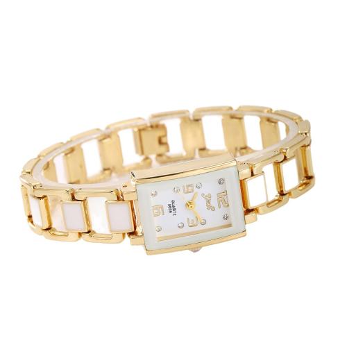 Women Watch Bracelet, Alloy, with Glass & 304 Stainless Steel, plated, fashion jewelry & for woman & with rhinestone, more colors for choice, Length:20 cm, Sold By PC