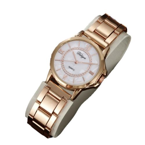 Women Wrist Watch, Alloy, with Glass & 304 Stainless Steel, plated, fashion jewelry & for woman, more colors for choice, Sold By PC