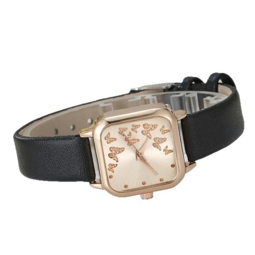 Women Wrist Watch, Alloy, with Glass & 304 Stainless Steel, plated, fashion jewelry & for woman & with rhinestone, more colors for choice, Length:21 cm, Sold By PC