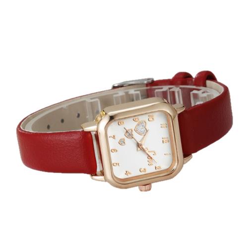 Women Wrist Watch, Alloy, with Glass & 304 Stainless Steel, plated, fashion jewelry & for woman & with rhinestone, more colors for choice, Length:21 cm, Sold By PC