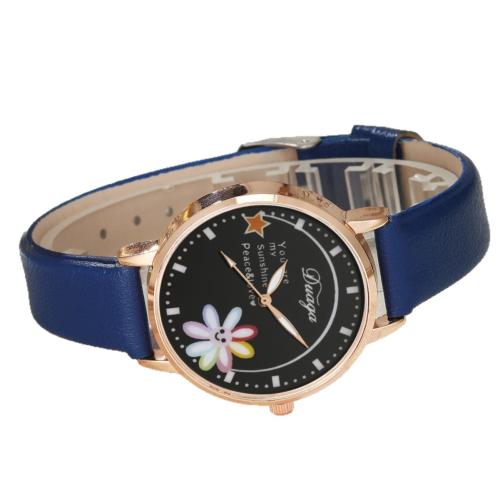 Women Wrist Watch, Alloy, with Faux Fur & Glass & 304 Stainless Steel, plated, fashion jewelry & for woman & with rhinestone, more colors for choice, Length:24 cm, Sold By PC