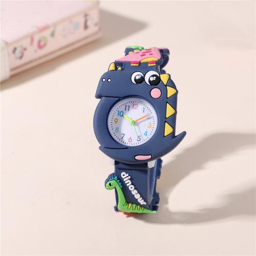 Fashion Children Watch, Alloy, with Plastic & Glass & 304 Stainless Steel, plated, fashion jewelry & for children, more colors for choice, Sold By PC