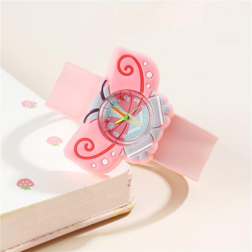 Fashion Children Watch, Alloy, with Plastic & Glass & 304 Stainless Steel, plated, fashion jewelry & for children, more colors for choice, Sold By PC