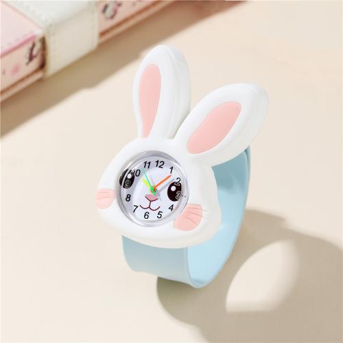 Fashion Children Watch, Alloy, with Plastic & Glass & 304 Stainless Steel, plated, fashion jewelry & for children, more colors for choice, Sold By PC