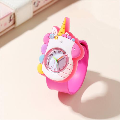 Fashion Children Watch, Alloy, with Plastic & Glass & 304 Stainless Steel, plated, fashion jewelry & for children, more colors for choice, Sold By PC