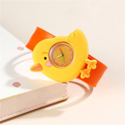 Fashion Children Watch, Alloy, with Plastic & Glass & 304 Stainless Steel, plated, fashion jewelry & for children, more colors for choice, Sold By PC